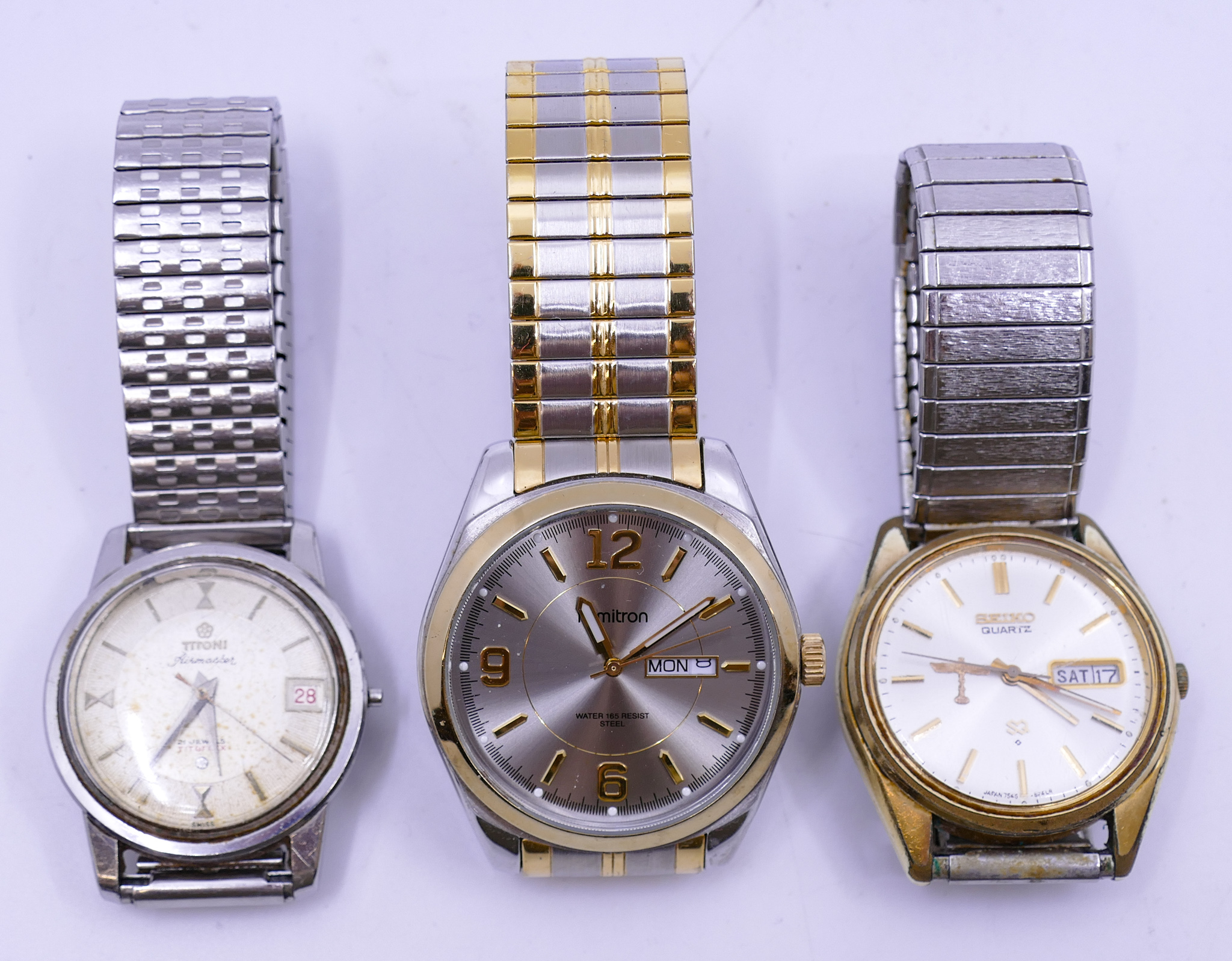 Box Vintage Men's Wrist Watches -