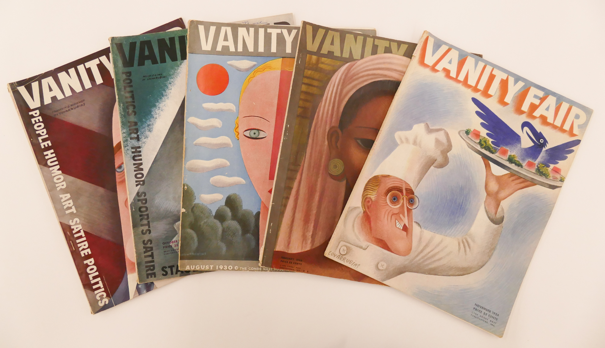 Box Vintage Vanity Fair Magazines