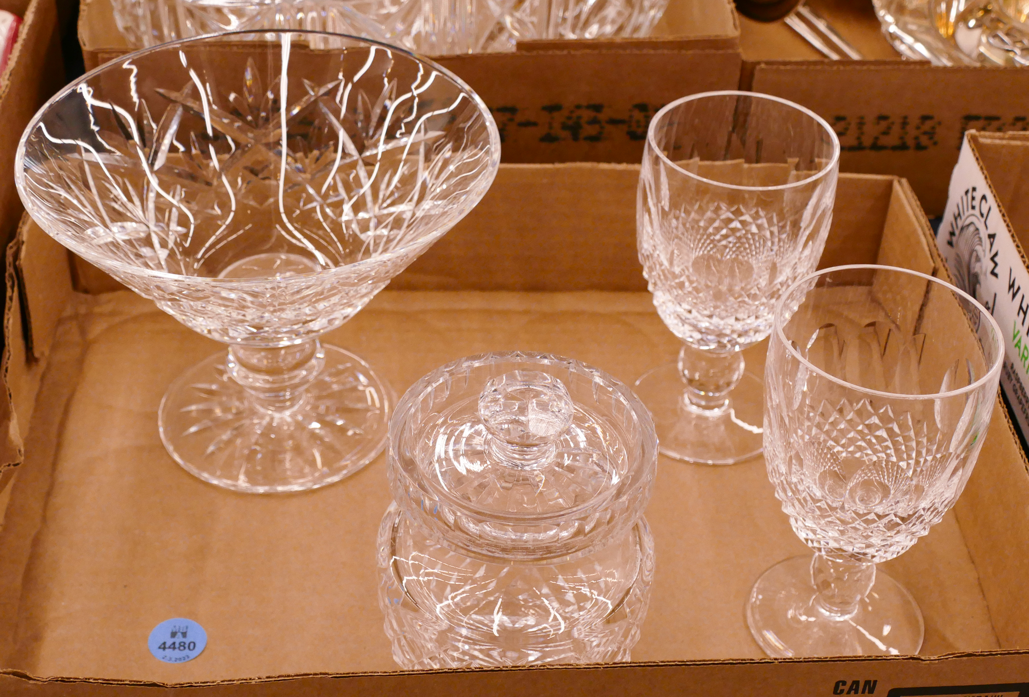 Box Waterford Cut Crystal