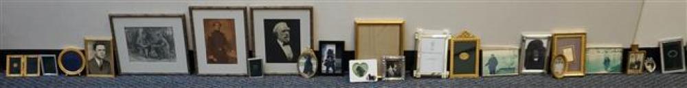 BOX WITH ASSORTED METAL FRAMED