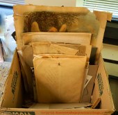 BOX WITH ASSORTED UNFRAMED WOR