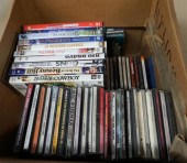 BOX WITH CD'S AND DVD'SBox wit