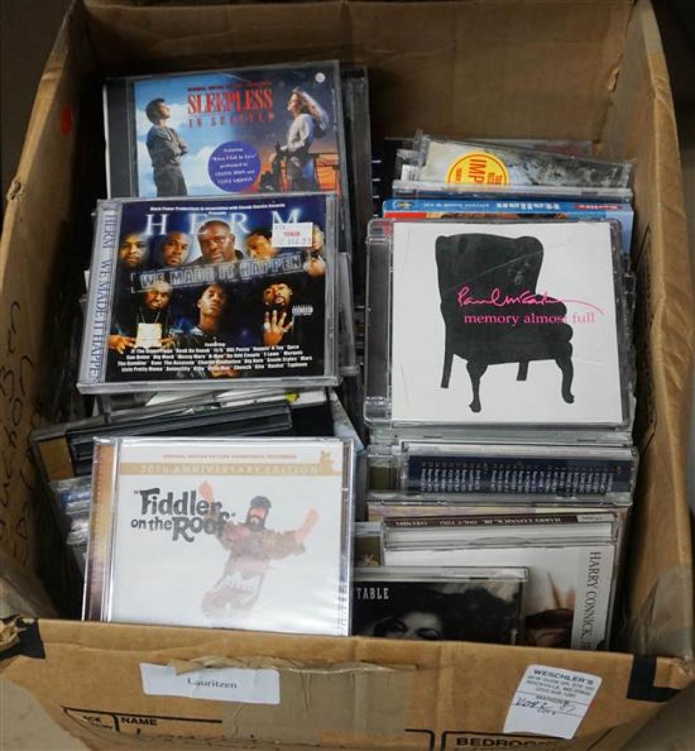 BOX WITH CDSBox with CDs