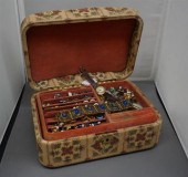 BOX WITH COSTUME JEWELRYBox wi