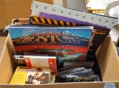 BOX WITH LONG PLAYING RECORDS