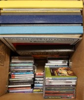 BOX WITH LONG PLAYING RECORDS