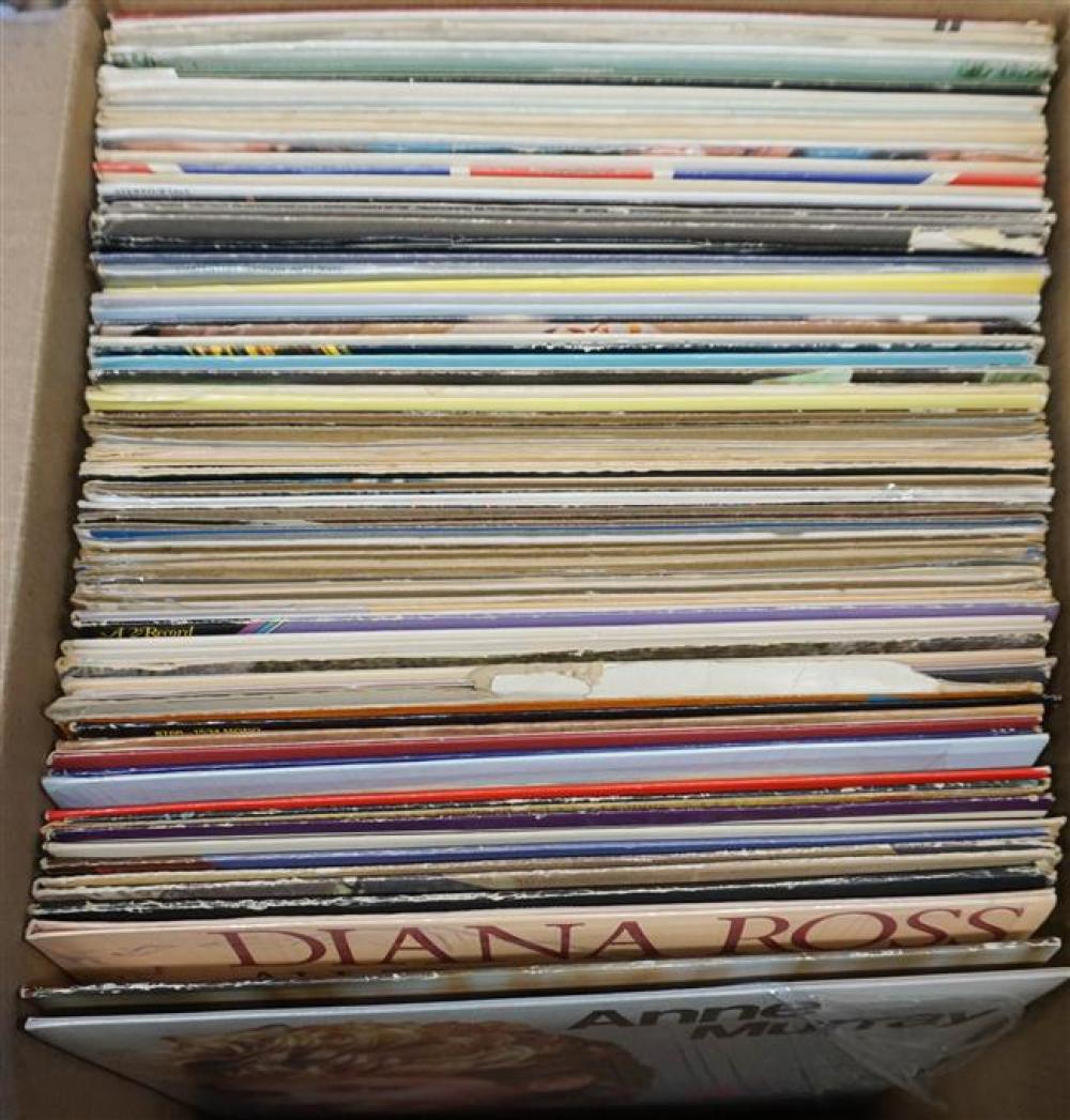 BOX WITH LONG PLAYING RECORDSBox