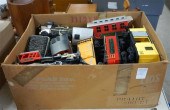 BOX WITH PLASTIC MODEL RAILROA