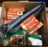 BOX WITH POKEMON VHS TAPES, BI