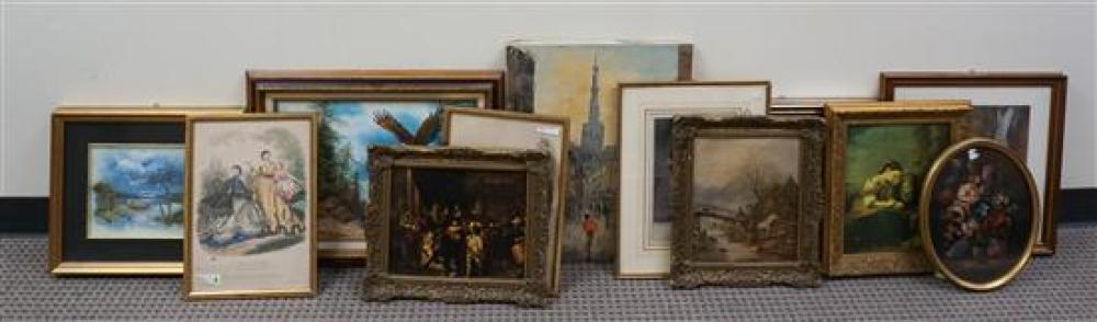 BOX WITH THIRTEEN ASSORTED WORKS OF