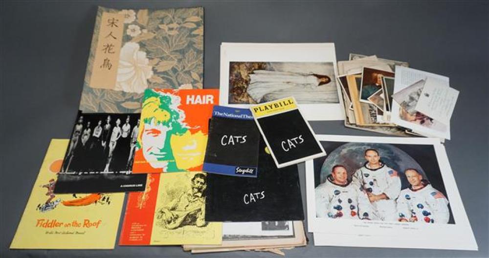 BOX WITH UNFRAMED EPHEMERA,