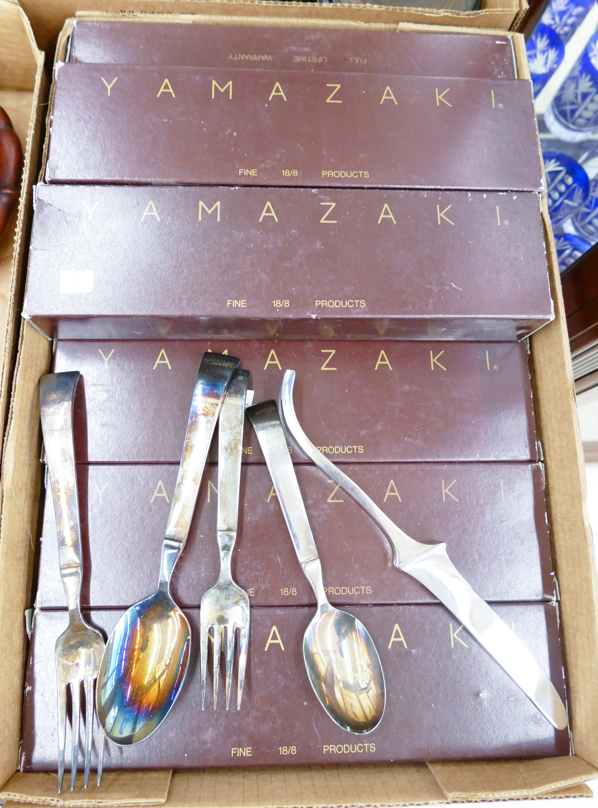 Box Yamazaki Silverplated Flatware