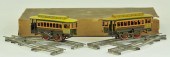 BOXED BING TROLLEY CARS WITH T