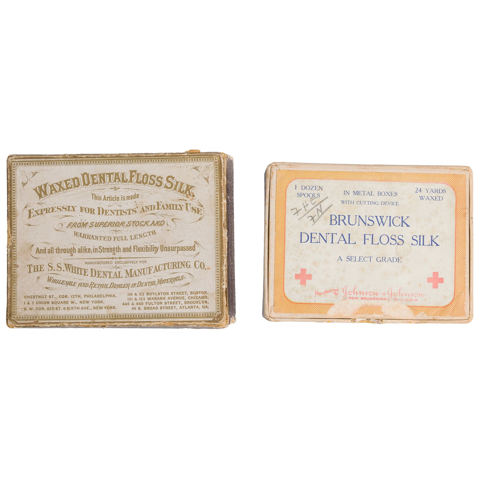 BOXED BRUNSWICK DENTAL FLOSS SILK