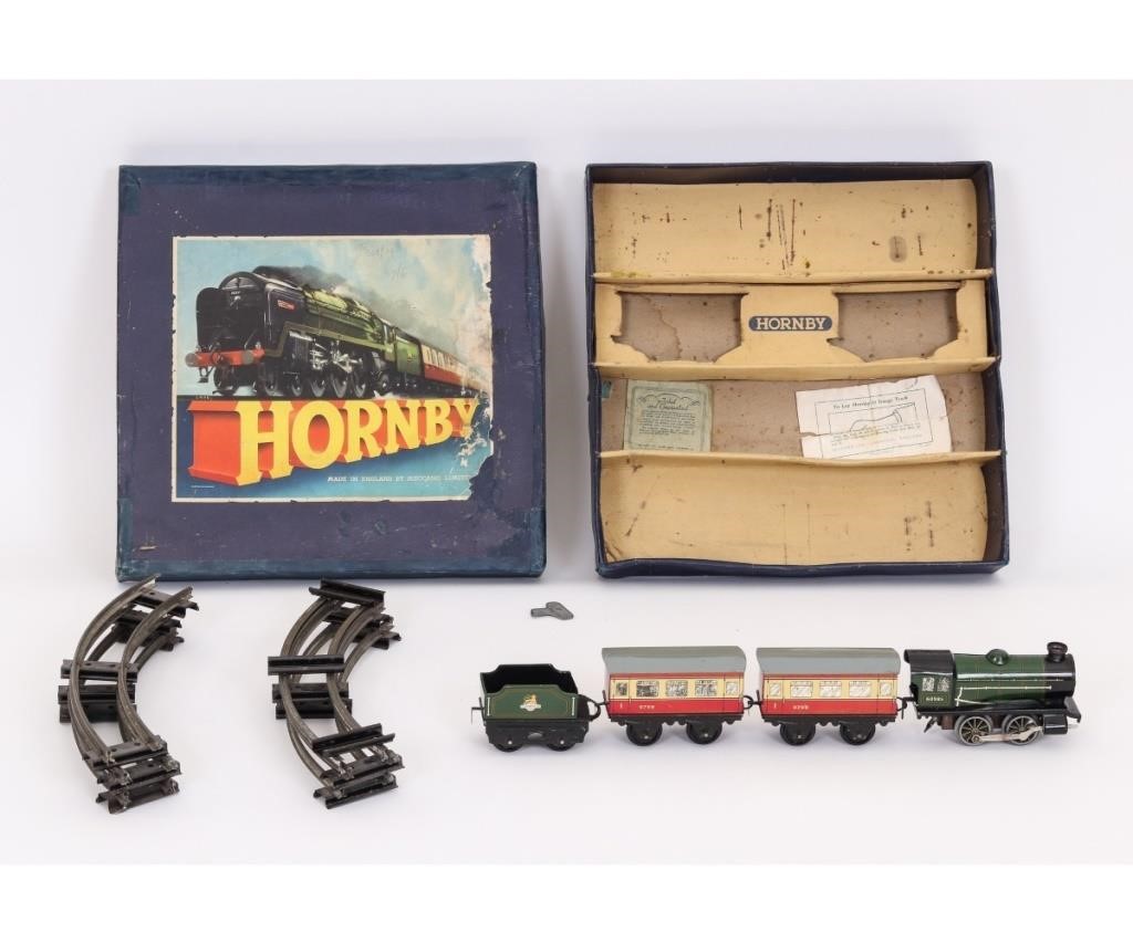 Boxed Hornby train set by Meccano