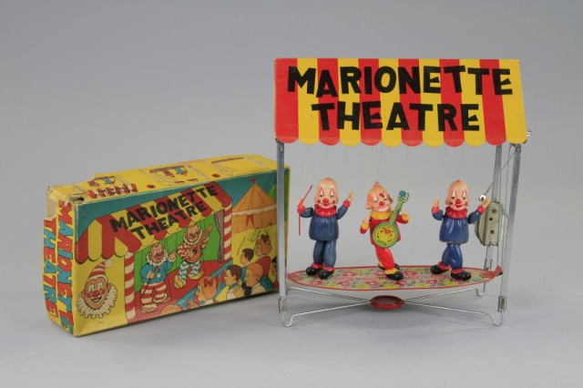 BOXED MARIONETTE THEATRE WITH