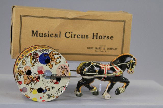 BOXED MUSICAL CIRCUS TOY Marx
