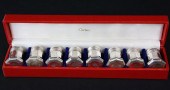 BOXED SET OF 8 CARTIER STERLIN