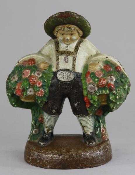 BOY IN LEDERHOSEN W/FLOWERS