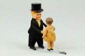 BOY IN TUX WITH GIRL Schuco Ge