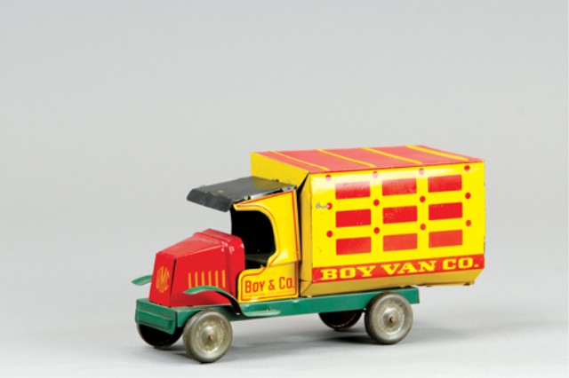 ''BOY'' VAN CO. DELIVERY TRUCK