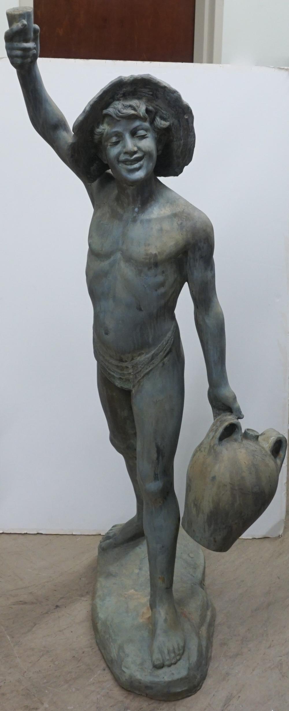BOY WITH AMPHORA, WEATHERED