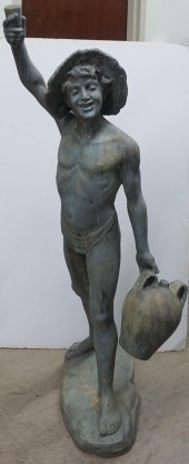 BOY WITH AMPHORA, WEATHERED VE