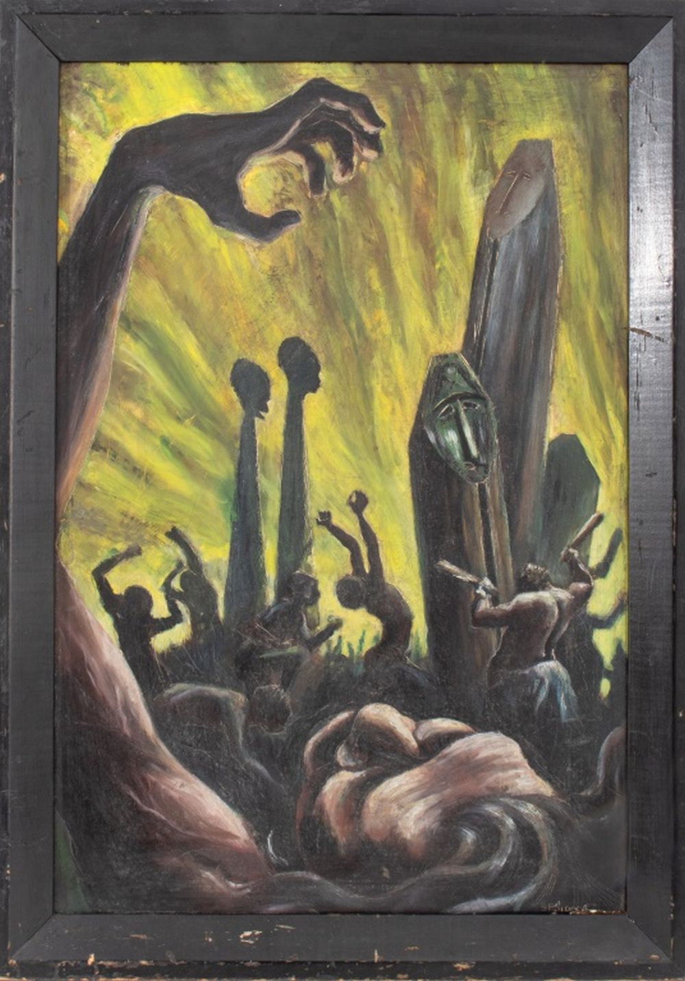 B.P. SLOANE 'GREEN INFERNO' OIL