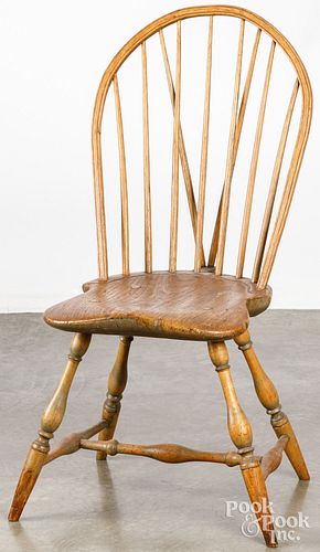 BRACEBACK WINDSOR SIDE CHAIR, CA.