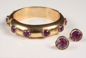 BRACELET & EARRING SET - 18K y