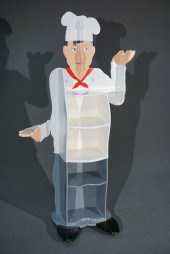 BRAD FLAHARTY PAINTED WOOD 'CH