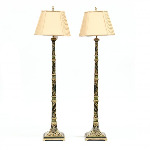 BRADBURN GALLERY, PAIR OF PAINTED