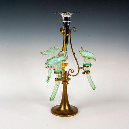 BRADLEY AND HUBBARD BRASS AND GLASS