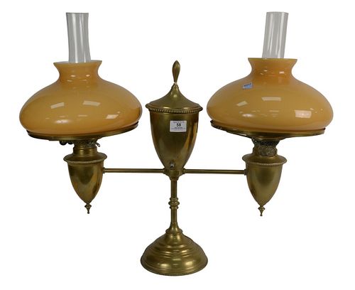 BRADLEY AND HUBBARD DOUBLE BRASS
