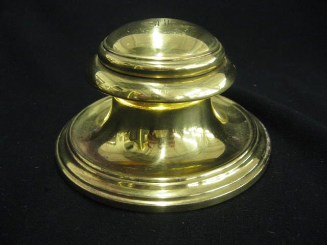 Bradley & Hubbard Brass Inkwell