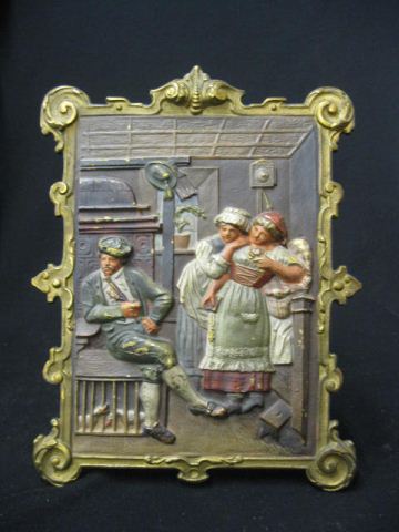Bradley & Hubbard Bronzed Plaque