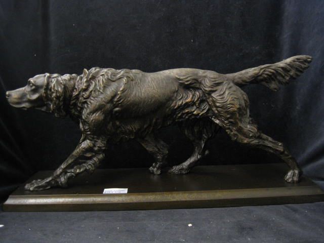 Bradley & Hubbard Bronzed Statue of