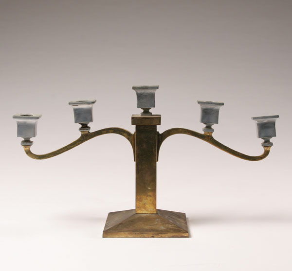 Bradley & Hubbard candelabrum; five