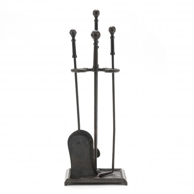 BRADLEY & HUBBARD, IRON FIREPLACE