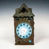 BRADLEY & HUBBARD JEWELED TIN