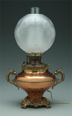 Bradley & Hubbard lamp, shade