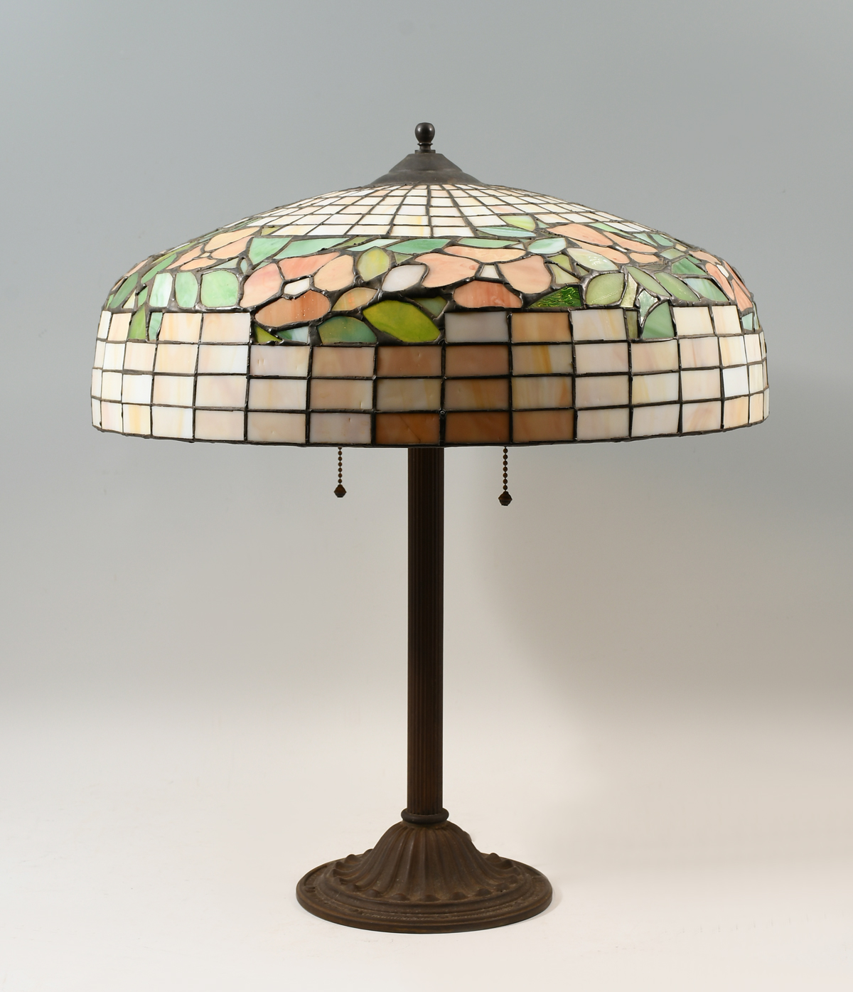BRADLEY & HUBBARD LEADED GLASS