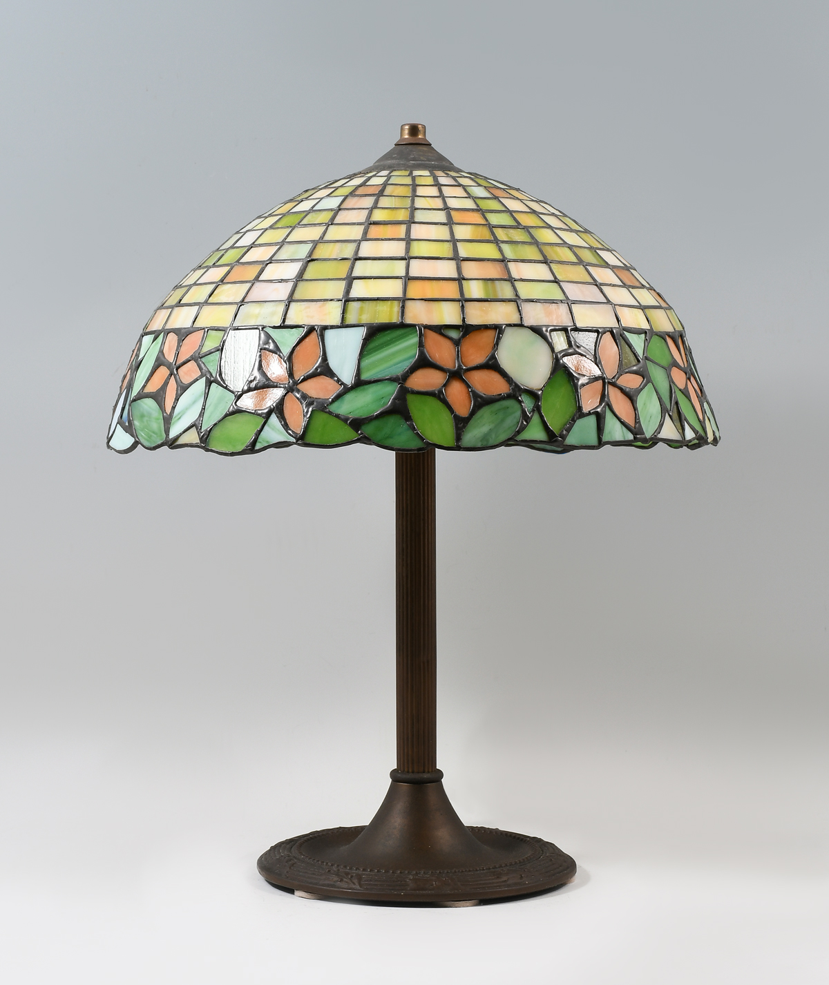 BRADLEY & HUBBARD LEADED GLASS