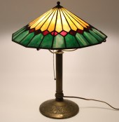 BRADLEY & HUBBARD LEADED GLASS