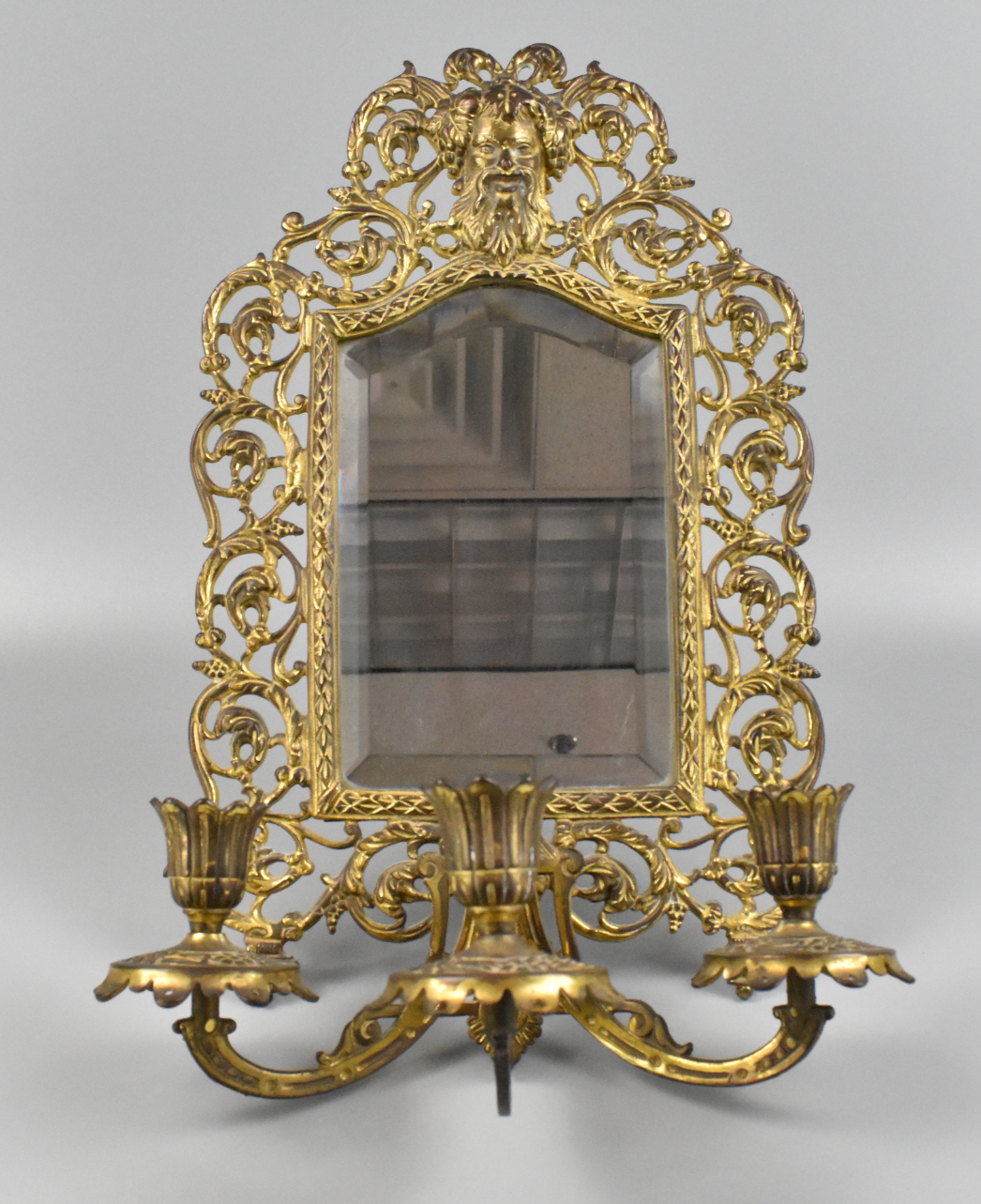 BRADLEY&HUBBARD WALL MIRROR W/
