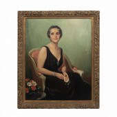 BRADSHAW CRANDELL, OIL PORTRAI