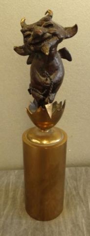 BRAGG Charles. Bronze ''Deviled