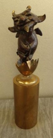 BRAGG Charles. Bronze ''Devile