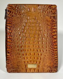 Brahmin tan alligator skin