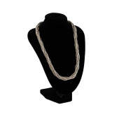 BRAIDED BYZANTINE CHAIN STERLI